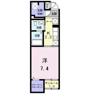 グレイスフル【1階】の間取り