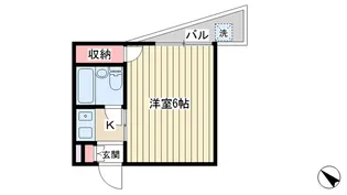 ハイツベルグ上池台【5階】の間取り
