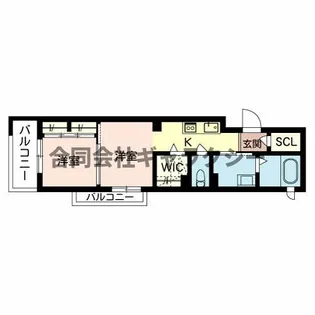 パステルC.C【2階】の間取り
