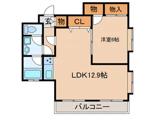 シャトラン久保【3階】の間取り