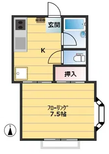 コピ武蔵小金井【1階】の間取り