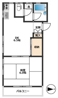 メゾン岩田【2階】の間取り