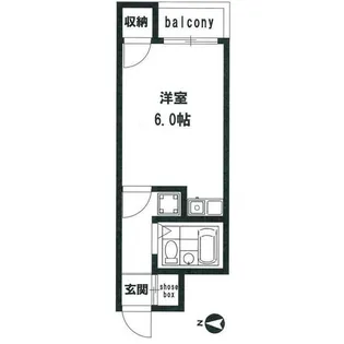 アップルコート元住吉3【1階】の間取り