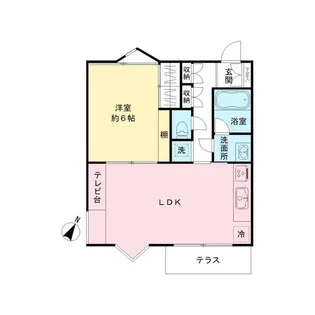 ガーデントキワ【1階】の間取り