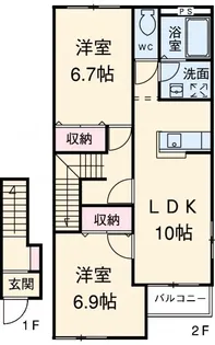 Lapis lazuli【2階】の間取り