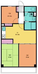 ライオンズマンション多摩永山第3【4階】の間取り