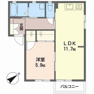 フォーレス 柏【2階】の間取り