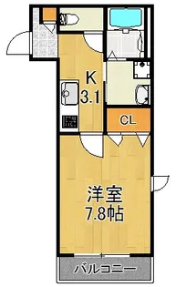 La fontaine 横浜/鶴見【2階】の間取り