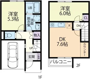 Gentry III番館【2階】の間取り