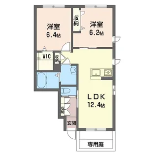 アトリエール【1階】の間取り