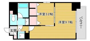 レオンコンフォート北浜【8階】の間取り
