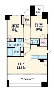 アデニウム新横浜【12階】の間取り