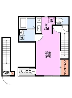 リベルタ北千住【2階】の間取り