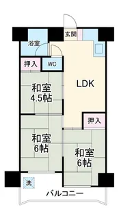 宝第2スカイハイツ【2階】の間取り
