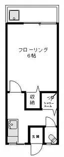 市川荘【2階】の間取り