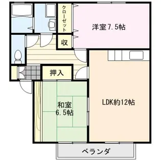ルミエールI【1階】の間取り