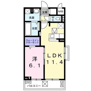 サニー【1階】の間取り