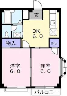 エルディム花月【2階】の間取り