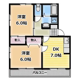 カノンB【2階】の間取り