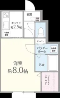 スマイル東三国ヶ丘【1階】の間取り