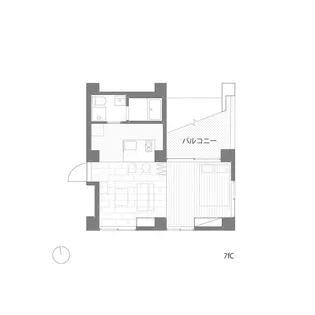 三組坂flat【7階】の間取り