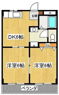 サンシャイン白山【2階】の間取り