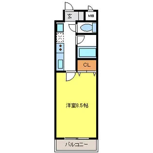 いとう仙【7階】の間取り