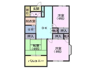 レジデンス泉【2階】の間取り