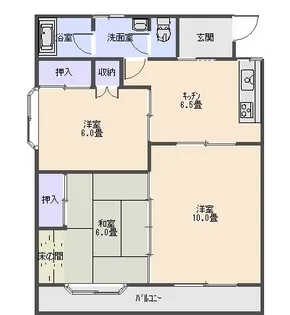 ラーレハイム【2階】の間取り