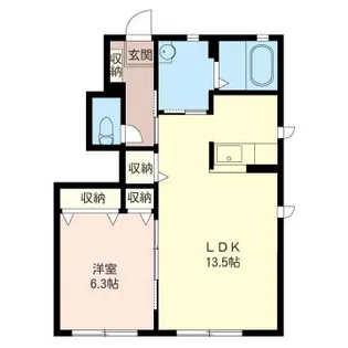 フェリチタ【1階】の間取り