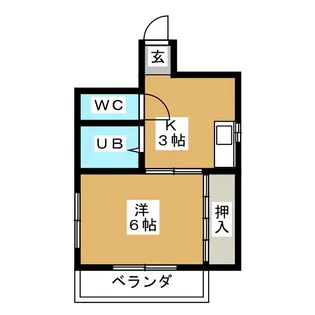 小川マンション【2階】の間取り