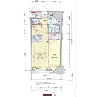 大阪府大阪市浪速区敷津西2【マンション】の間取り