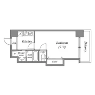 大阪府大阪市都島区中野町2【マンション】の間取り