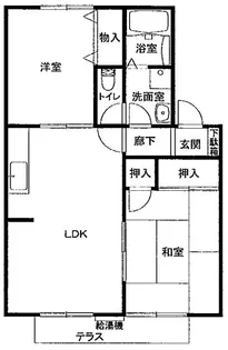 ボナール寿A【2階】の間取り