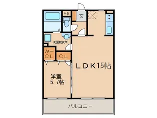 ルミエール赤坂【3階】の間取り