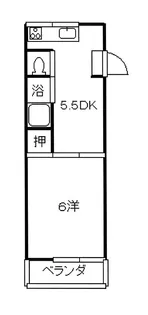 カーサ・フェリーチェ【3階】の間取り