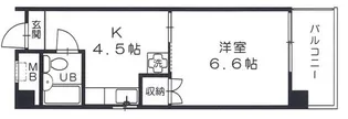 川本ビル【5階】の間取り