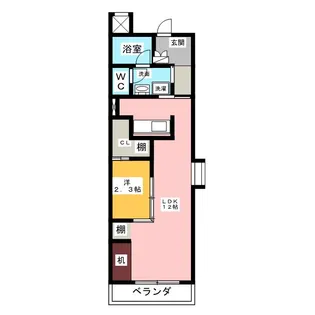 ル・モンド半田【1階】の間取り