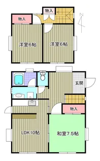 静岡県裾野市平松【一戸建】の間取り
