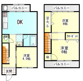第2オレンジコーポの間取り