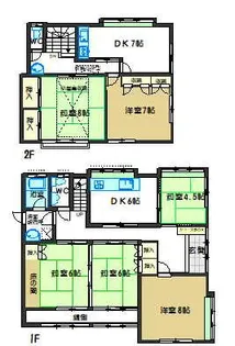神奈川県相模原市緑区相原2【一戸建】の間取り