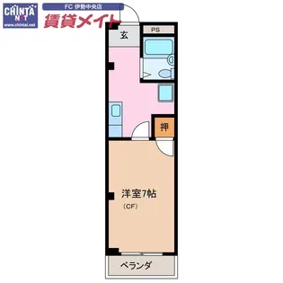 パークシャトー玉城【3階】の間取り