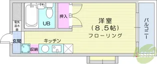 メゾン・ド・リテレール【2階】の間取り