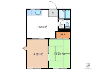 サン西陵II-B【1階】の間取り