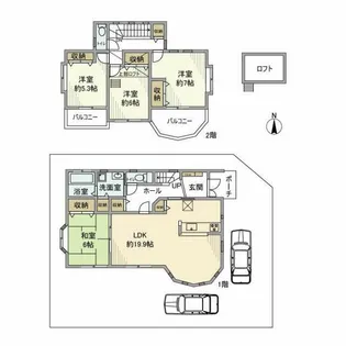 神奈川県厚木市戸室1【一戸建】の間取り