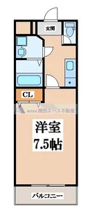 シエテ東大阪【3階】の間取り