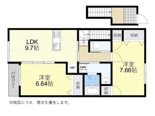 Moanaテラスlua【2階】の間取り