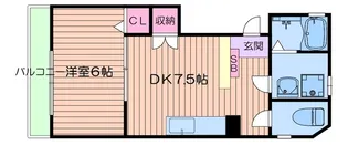 ナカタハイツ【3階】の間取り