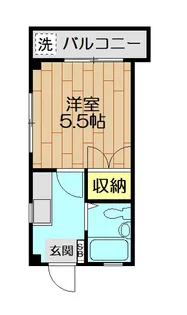 ホワイトハイツ【1階】の間取り