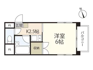 冨田ビル2nd【3階】の間取り